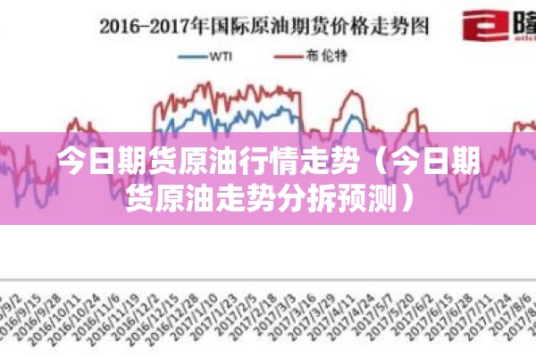 今日期货原油行情走势（今日期货原油走势分拆预测）