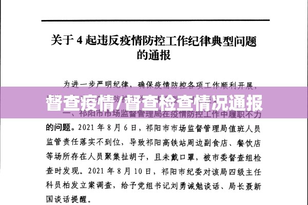督查疫情/督查检查情况通报 督查疫情/督查检查情况通报
