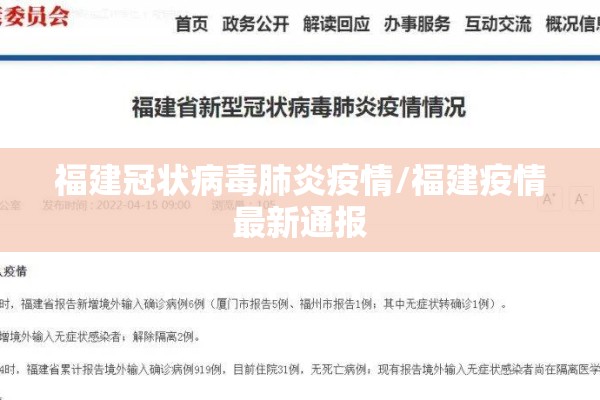 福建冠状病毒肺炎疫情/福建疫情最新通报