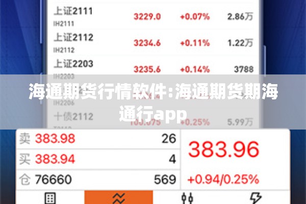 海通期货行情软件:海通期货期海通行app 海通期货行情软件:海通期货期海通行app