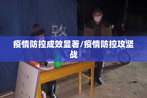 疫情防控成效显著/疫情防控攻坚战