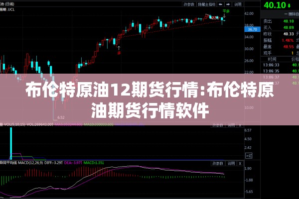 布伦特原油12期货行情:布伦特原油期货行情软件