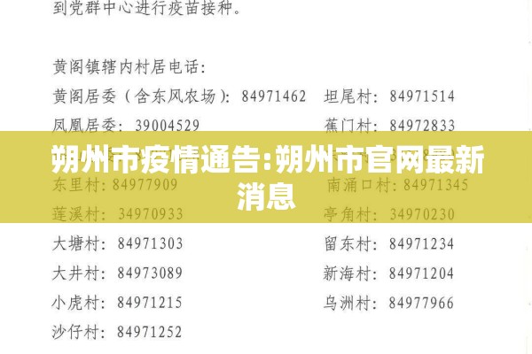 朔州市疫情通告:朔州市官网最新消息
