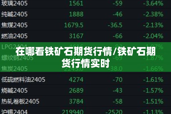 在哪看铁矿石期货行情/铁矿石期货行情实时